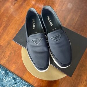 Prada Icon Soft Slip-On Sneakers Black Size 42 / US 9 NWT